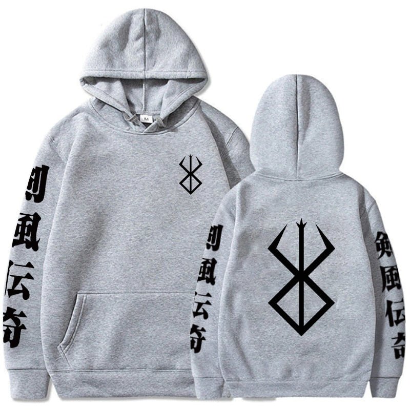 MAOKEI - 2022 Hot Berserk Sacrifice Mark Hoodie - 1005002827964113-Black-XS