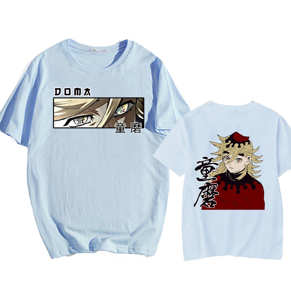 MAOKEI - 2023 Douma Demon Slayer T-Shirt - 1005005139779931-black-XS