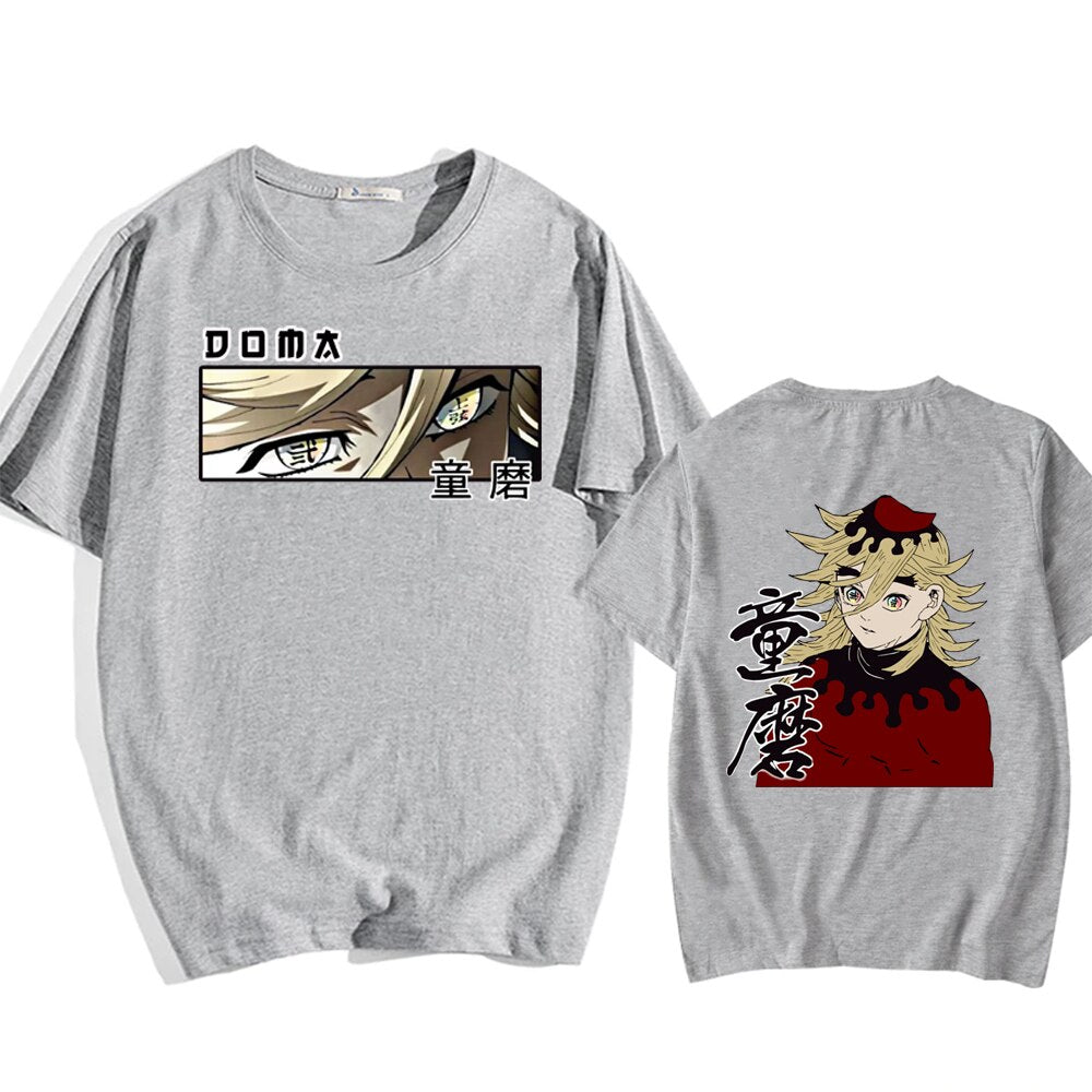 MAOKEI - 2023 Douma Demon Slayer T-Shirt - 1005005139779931-black-XS