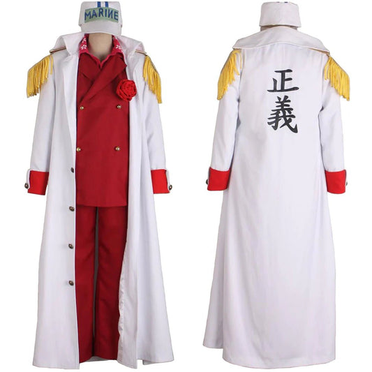 MAOKEI - Akainu Cosplay Sakazuki Admiral Suit Halloween Costume - B09Q3PQDNP-8
