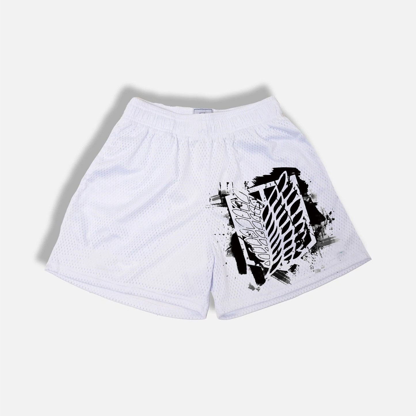 MAOKEI - AOT Battalion Swim Shorts - 1005004770480698-white-S