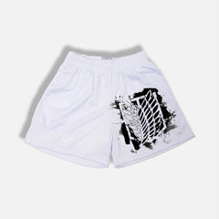 MAOKEI - AOT Battalion Swim Shorts - 1005004770480698-white-S