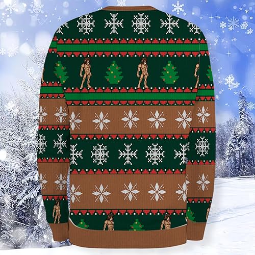 MAOKEI - AOT Eren Yaeger Rage Epic Christmas Sweater -