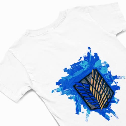 MAOKEI - AOT Exploration Battalion Blue Emblem T-Shirt - B0BT23ZG9V