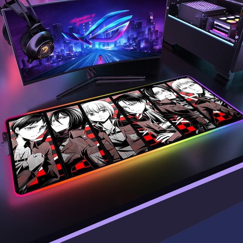 MAOKEI - AOT Exploration Battalion Gaming RGB Keyboard Mat - 1005003163329604-A16-300x600x3mm