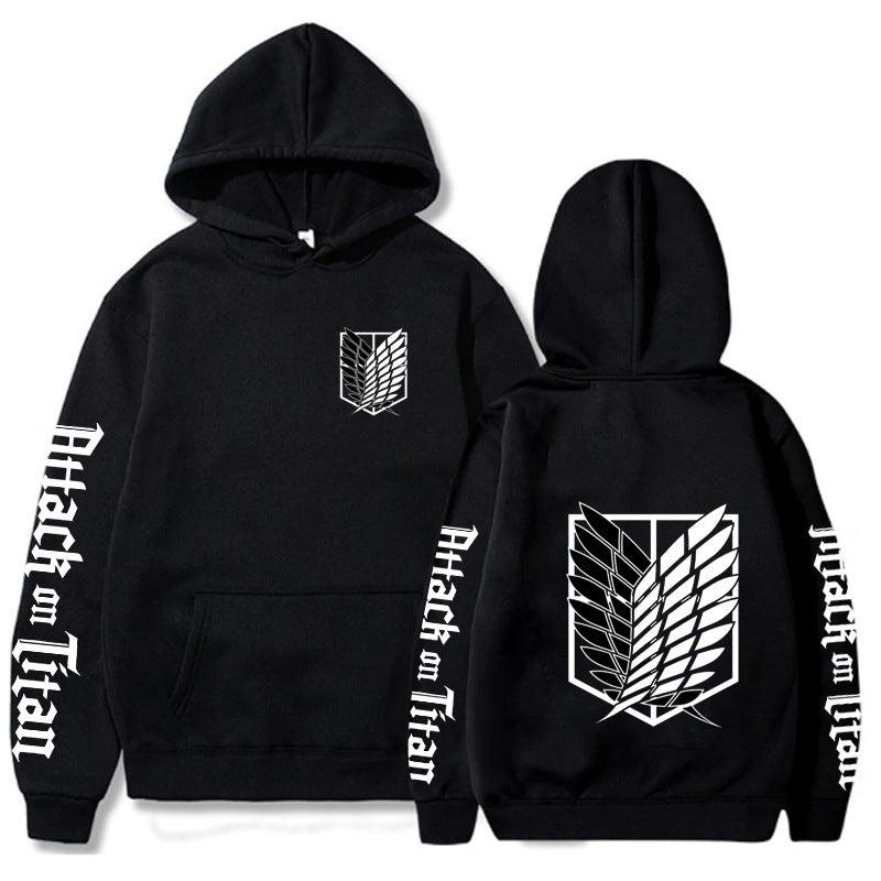 MAOKEI - Attack On Titan Battalion Hoodie - 1005003130416787-Black 4-XS