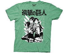 MAOKEI - Attack on Titan Levi Ackerman Group Short Sleeve T-Shirt -