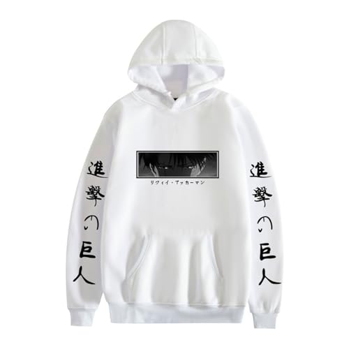 MAOKEI - Attack on Titan Livaï Revenge Eyes Kanji Hoodie - B0CKF2FJ6M-2
