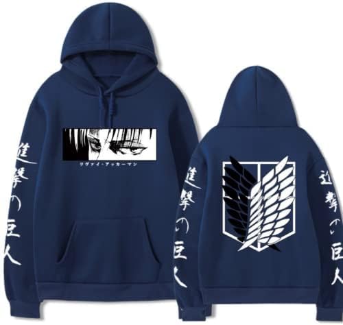 MAOKEI - Attack on Titan Livai Sight Exploration Crew Hoodie - B0BJNMLNJN-2