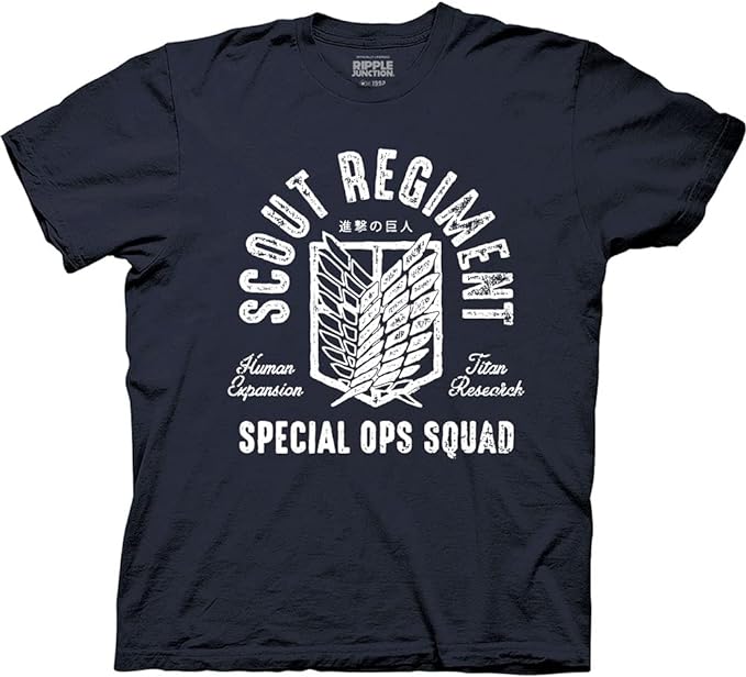 MAOKEI - Attack on Titan Scout Regiment Special Operations Squad Shirt - B00U0HU9DG-3