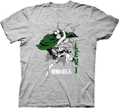 MAOKEI - Attack On Titans Levi Full Rage Attack Shirt - B00U0HF4EU-4