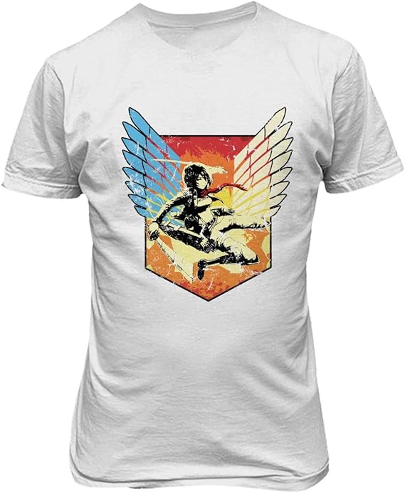 MAOKEI - Attack Titan FanArt Mikasa Highlight Shirt - B07G8DMDF5