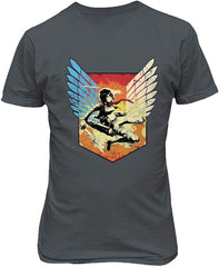 MAOKEI - Attack Titan FanArt Mikasa Highlight Shirt - B07G8DMDF5