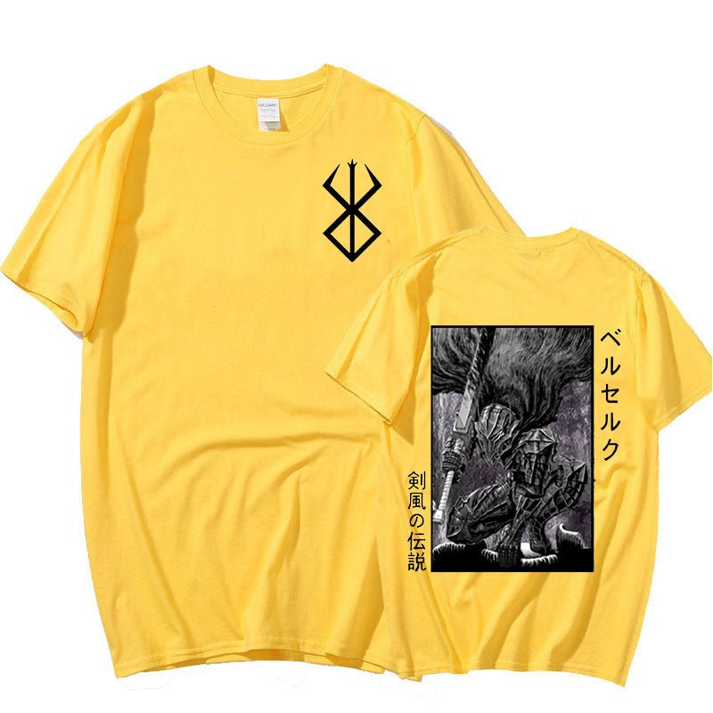 MAOKEI - Berserk Guts Big Swag T-Shirt - 1005003274983015-Black-XS