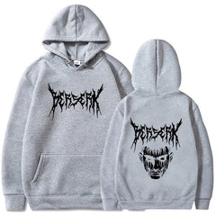 MAOKEI - Berserk Guts Head Fashion Hoodie - 1005004604204877-black-XS
