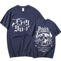 MAOKEI - Black Clover Emperor Skull T-shirt - 1005003668800048-Black-XS