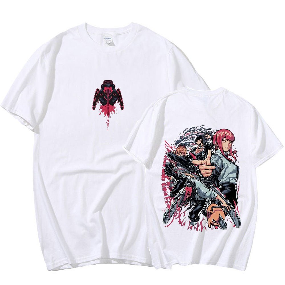 MAOKEI - Chainsaw Man Classic T-Shirt - 1005005122589612-Dark grey-XS