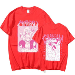 MAOKEI - Chainsaw Man Sexy T-Shirt - 1005005124660214-Black-XS