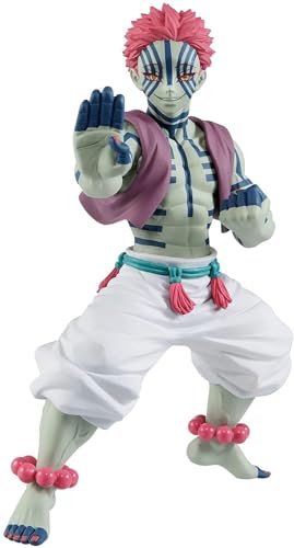 MAOKEI - Demon Slayer Akaza Figure Fighting Pose 2 Figure - B08YWN94BT