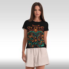 MAOKEI - Demon Slayer Main Team Vintage T-Shirt - B0BY31S59V