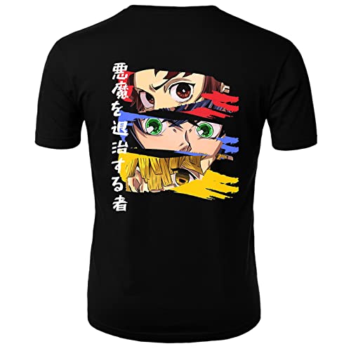 MAOKEI - Demon Slayer Men Grimace Shirt - B0C3HNW7TF