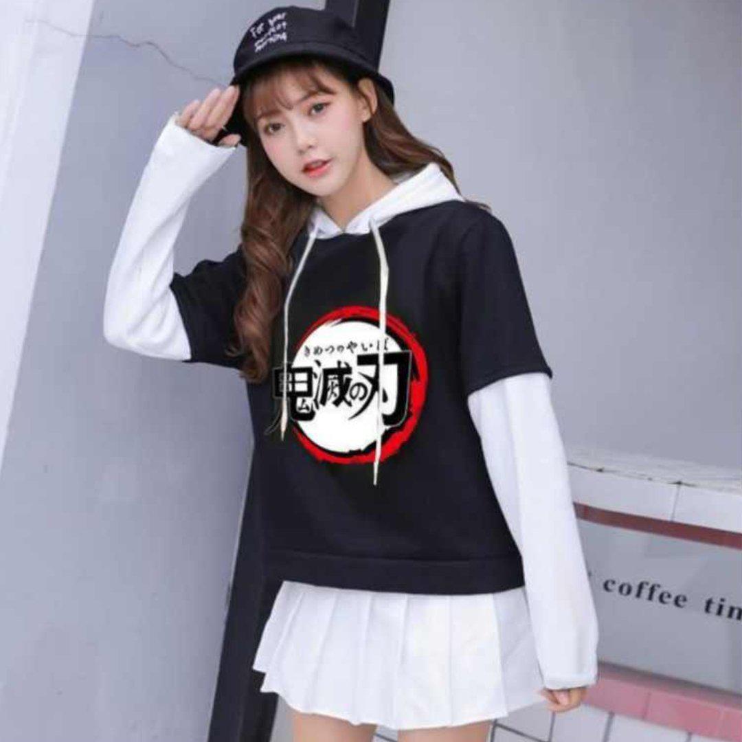 MAOKEI - Demon Slayer Official Anime Hoodie Style 1 - 1005001548022121-4-S-Kimetsu no Yaiba