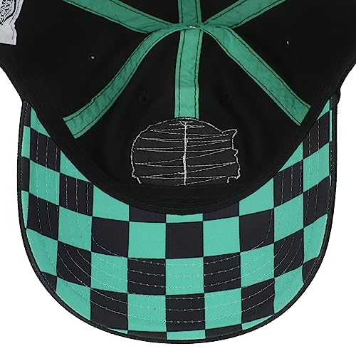 MAOKEI - Demon Slayer Official Emblem Bi-color Bi-side Baseball Hat - B0C887JYBC