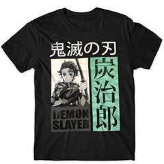MAOKEI - Demon Slayer Tanjiro Kamado Determination T-Shirt - B08ZVRX2FJ-1