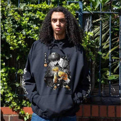 MAOKEI - Demon Slayer Zenitsu First Kata Hoodie - 1005005079266663-Black-S