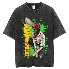 MAOKEI - Denji Chainsaw Mode Style 3 T-Shirt - 1005004857834419-Gray-M