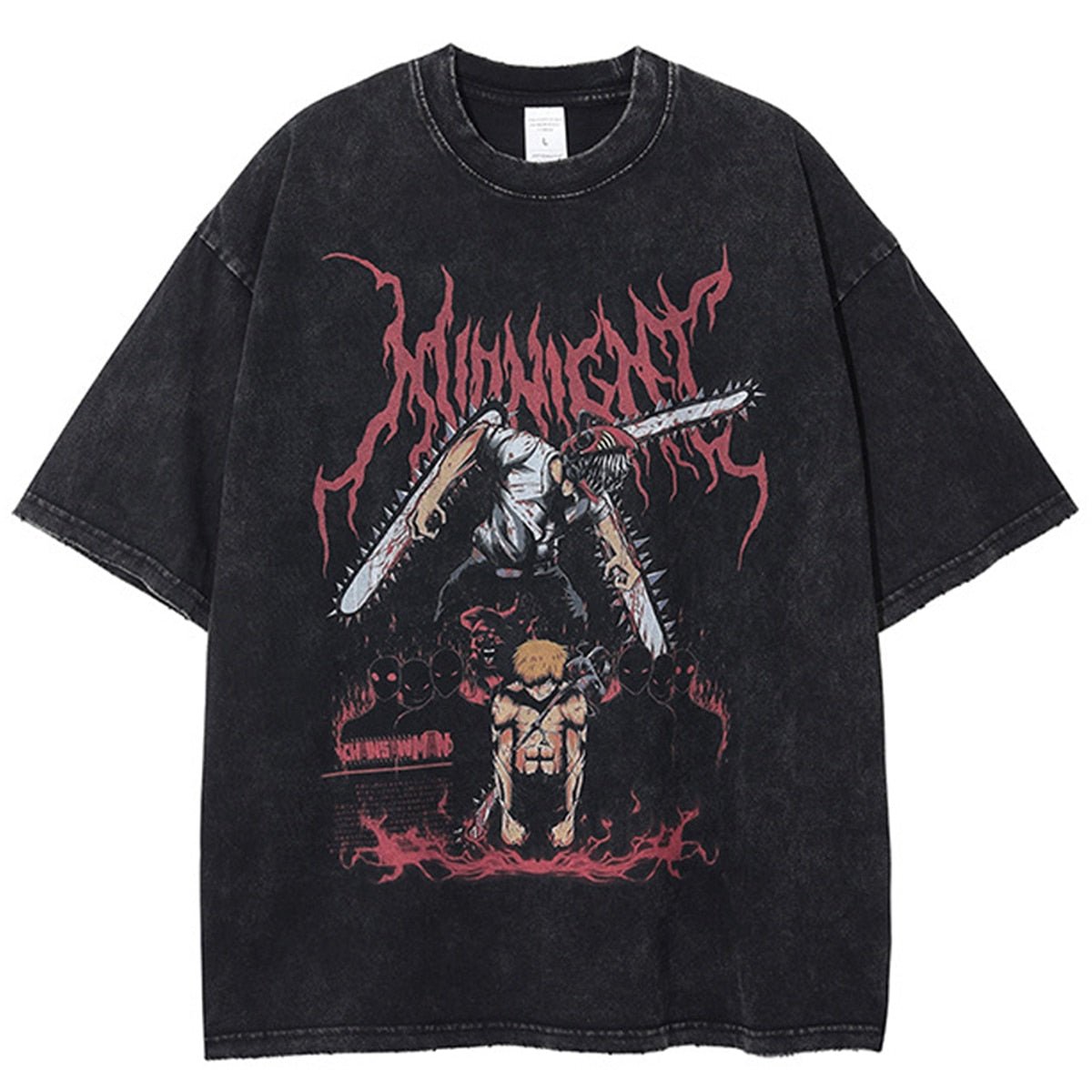 MAOKEI - Denji Psycho 3D Shirt - 1005005065464956-black-M