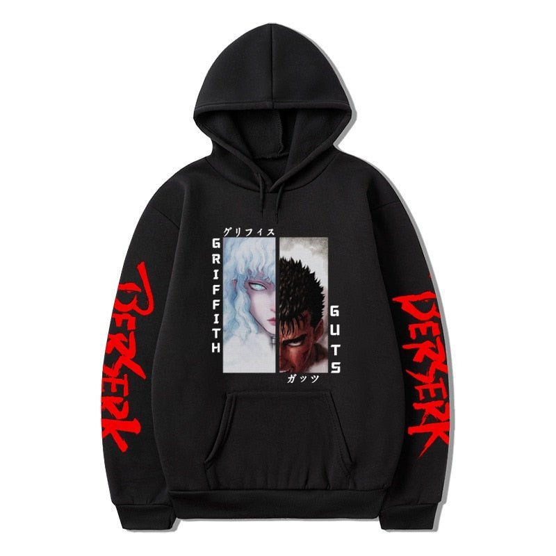 MAOKEI - Griffith Armor Fashion Hoodie - 1005004505340915-black-XS