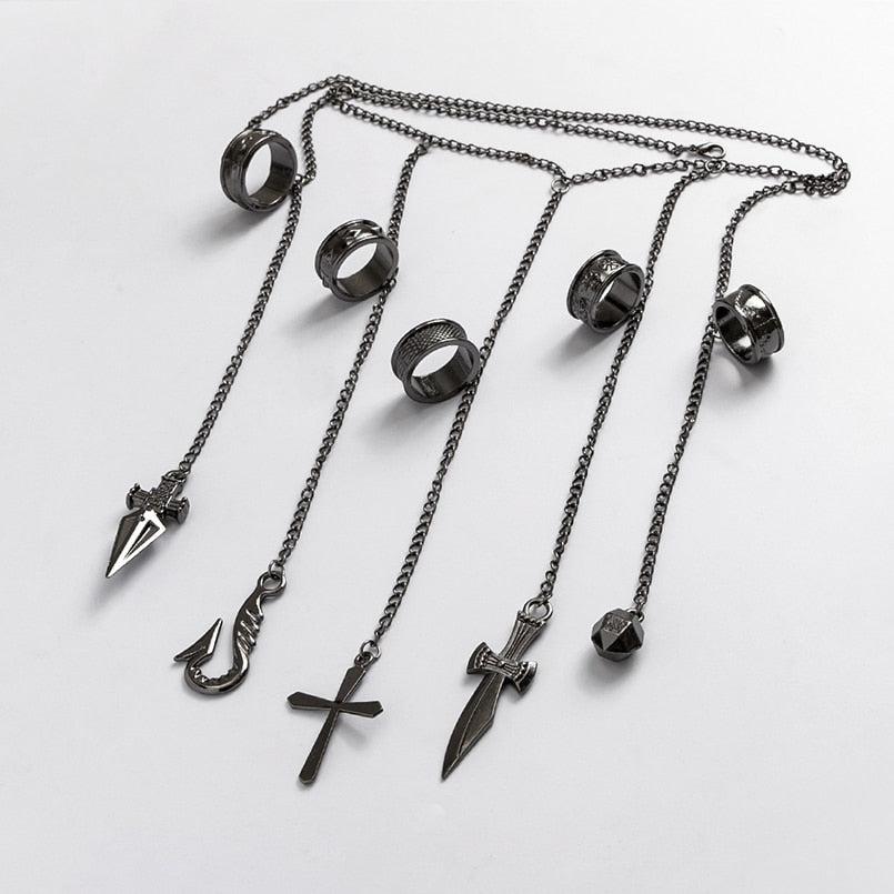 MAOKEI - Hunter x Hunter Ring - 1005001988561961-Black