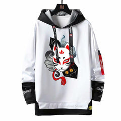 MAOKEI - Jigoro Mask Hoodie - 1005004939176267-black3-Asian Size M