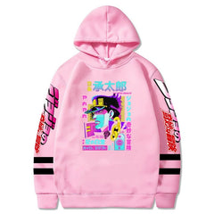 MAOKEI - JoJo Bizarre Jotaro Long Sleeve Hoodie - 1005003246724838-Black 1-XS