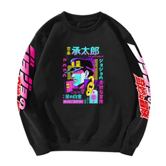 MAOKEI - JoJo Bizarre Jotaro Long Sleeve Hoodie - 1005003246724838-Black 1-XS