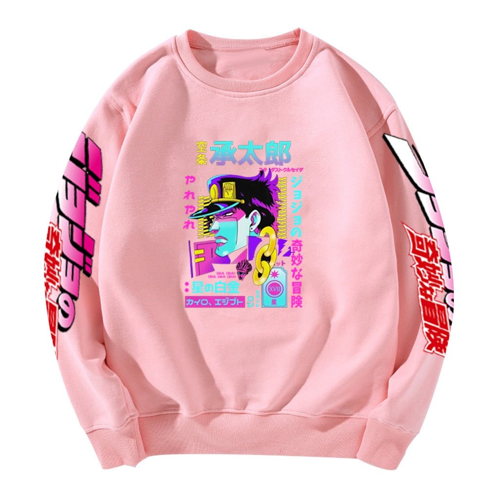 MAOKEI - JoJo Bizarre Jotaro Long Sleeve Hoodie - 1005003246724838-Black 1-XS