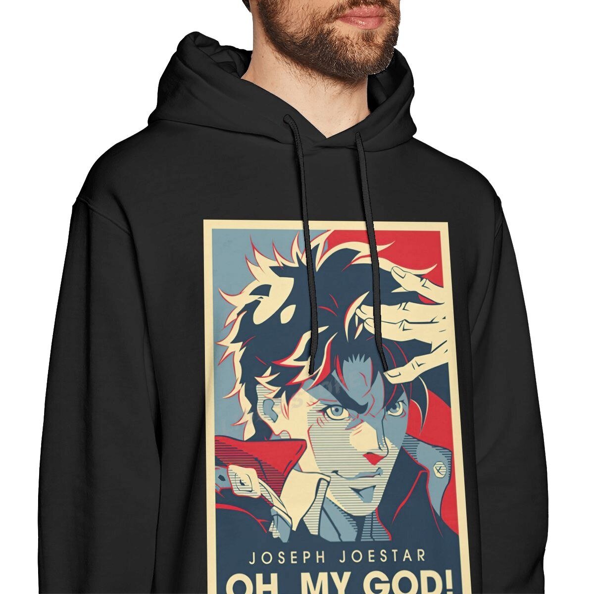 MAOKEI - Joseph Youth Style Hoodie - 1005003758563369-Black-S