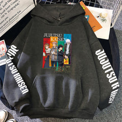 MAOKEI - Jujutsu Kaisen Gojo Team Night Style Hoodie - 1005003719290612-Black-S