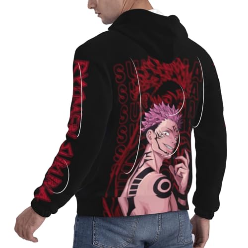 MAOKEI - Jujutsu Kaisen Ryomen Sukuna Epic Hoodie Style 1 - B0CJ395SBQ