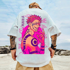 MAOKEI - Jujutsu Kaisen Sukuna Power Pose T-Shirt - 1005004749654716-WT-jujutsu530h-j546-XXS