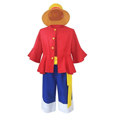 MAOKEI - Luffy TottoLand Style Cosplay Costume - B09SG2NVV7
