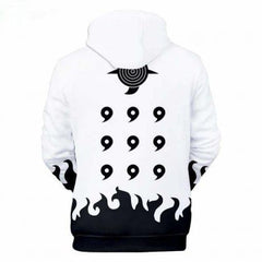 MAOKEI - Naruto Sage of Six Paths Hoodie Black White - 1005003962087735-OHHDB012-XXS Adult (35-40kg)