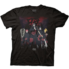 MAOKEI - Naruto Shippuden Itachi & Akatsuki Crew Shirt - B00U0I47GU