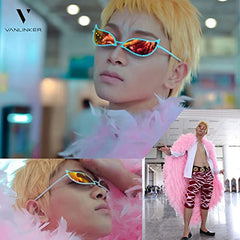 MAOKEI - One Piece Doflamingo Official Glasses - B09XQWKHV1