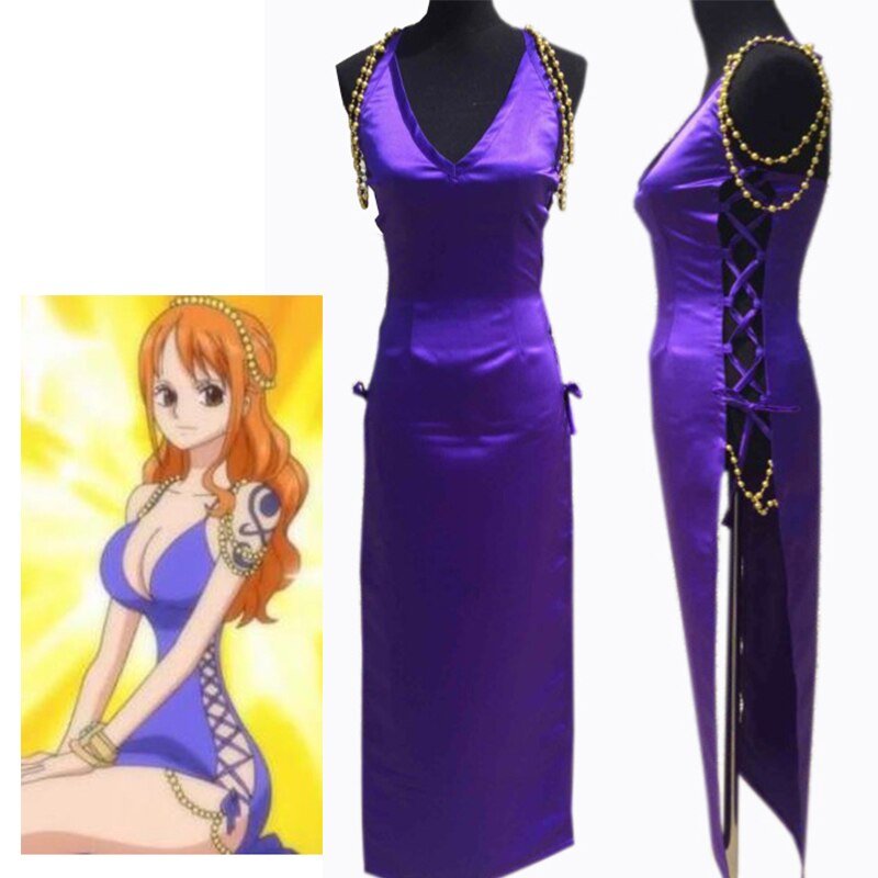 MAOKEI - One Piece Film Nami Official Cosplay Style 2 Costume - B0BXC9RR77