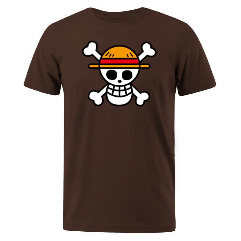 MAOKEI - One Piece Mugiwara Flag Basic T-Shirt - 1005002519291385-black 6-XS