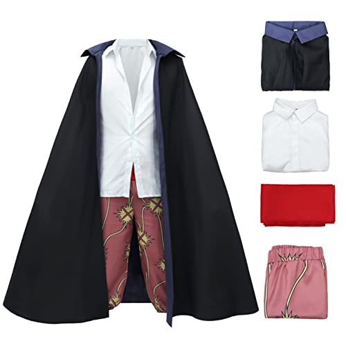 MAOKEI - One Piece Red Hair Shanks Cosplay Costume - B0BFQMTVTF