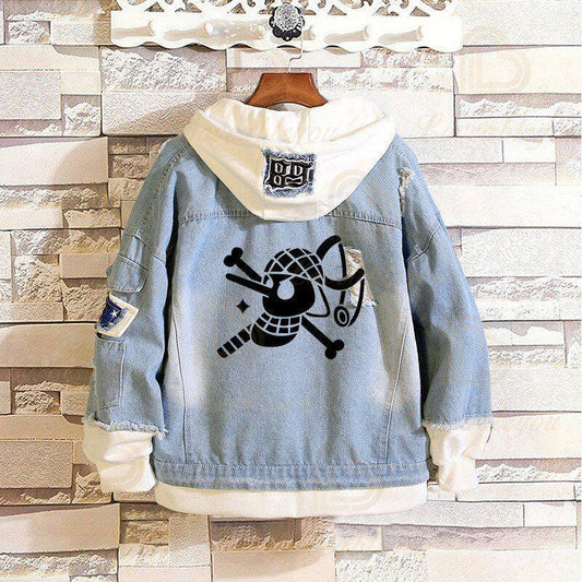 MAOKEI - One Piece Sniper King Denim Jacket - 1005005017400495-Style O-S