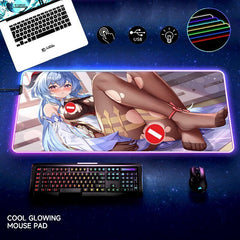 MAOKEI - RGB Ecchi Genshin Impact Luminous Style 2 Keyboard Mat - 1005002625414169-FJ004999-RGB350x600x3mm